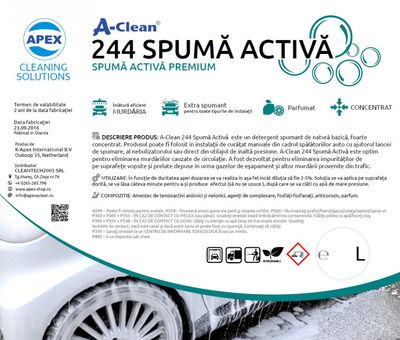 Spuma activa spalatorie auto A-Clean 244 Premium Active Foam Cleaner