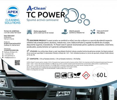 Spuma activa A-Clean TC POWER