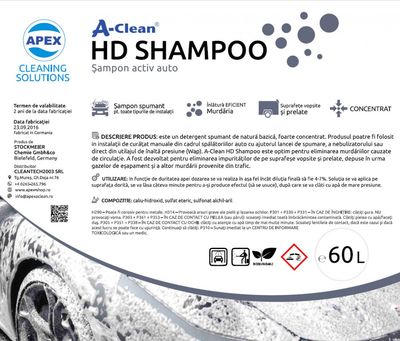 Sampon auto activ A-CLEAN HD SHAMPOO