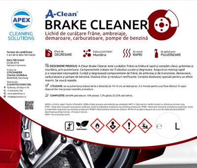 Lichid de curatare frane A-Clean Brake Cleaner (curatitor frane) 5L