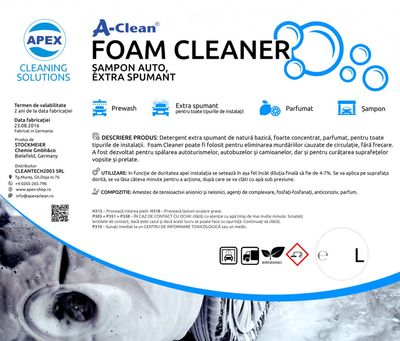 Detergent auto extra spumant A-Clean Foam Cleaner