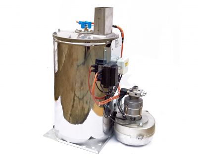 Caldarina (boiler) 200bar, complet echipata pentru aparat de spalat cu presiune apa calda